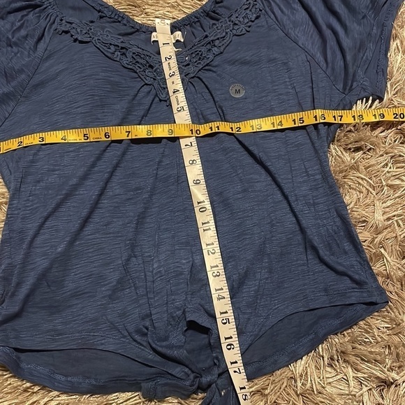 𝅺nwt‎ Aeropostale Blue Top Sz Medium - Picture 7 of 8